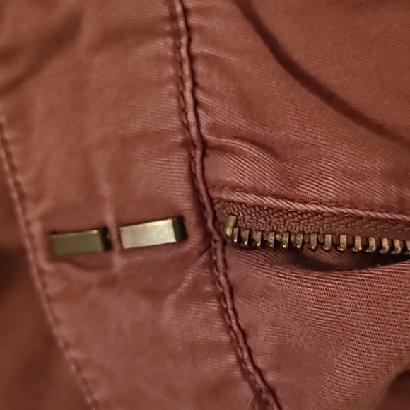 Super soft Loft cargos, broken-in style in rust. Size 2 but roomie. - Picture 7 of 8
